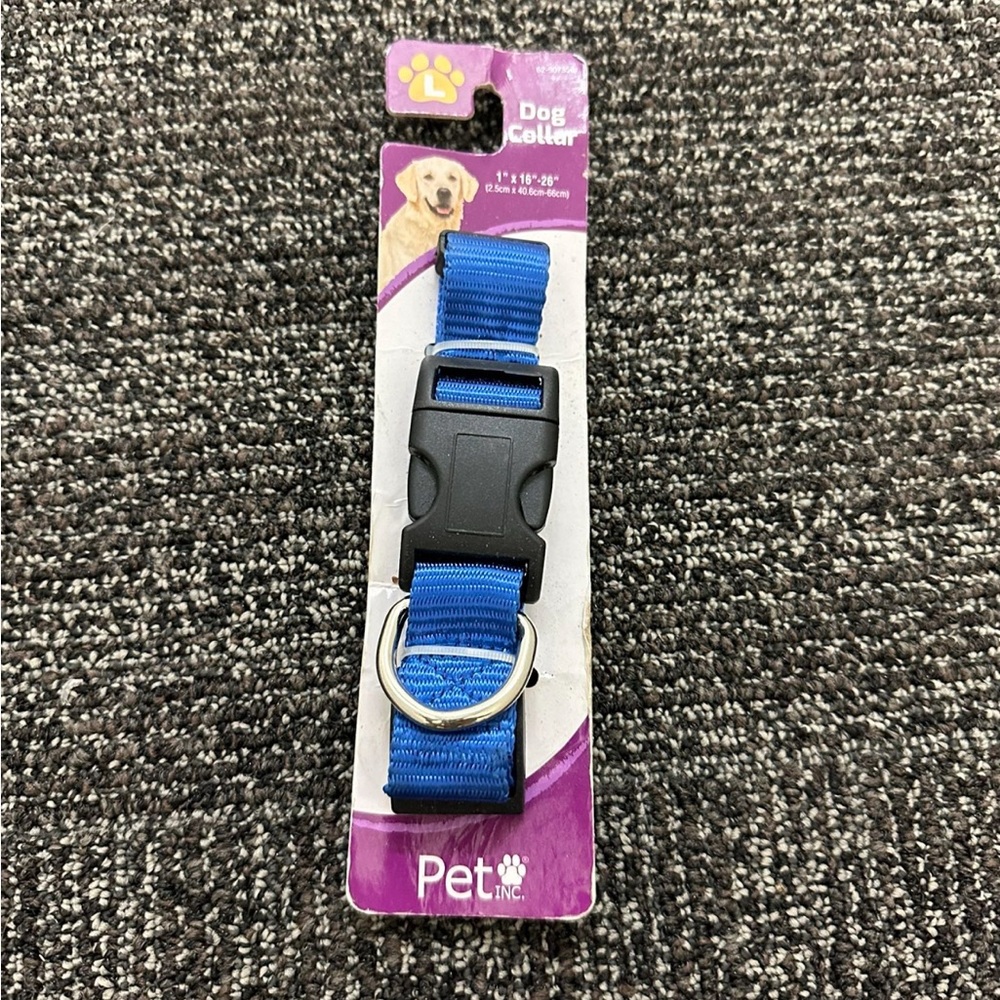 Pet Inc Dog Collar Fray-Resistant NEW! Size Large 1'X16"-26"